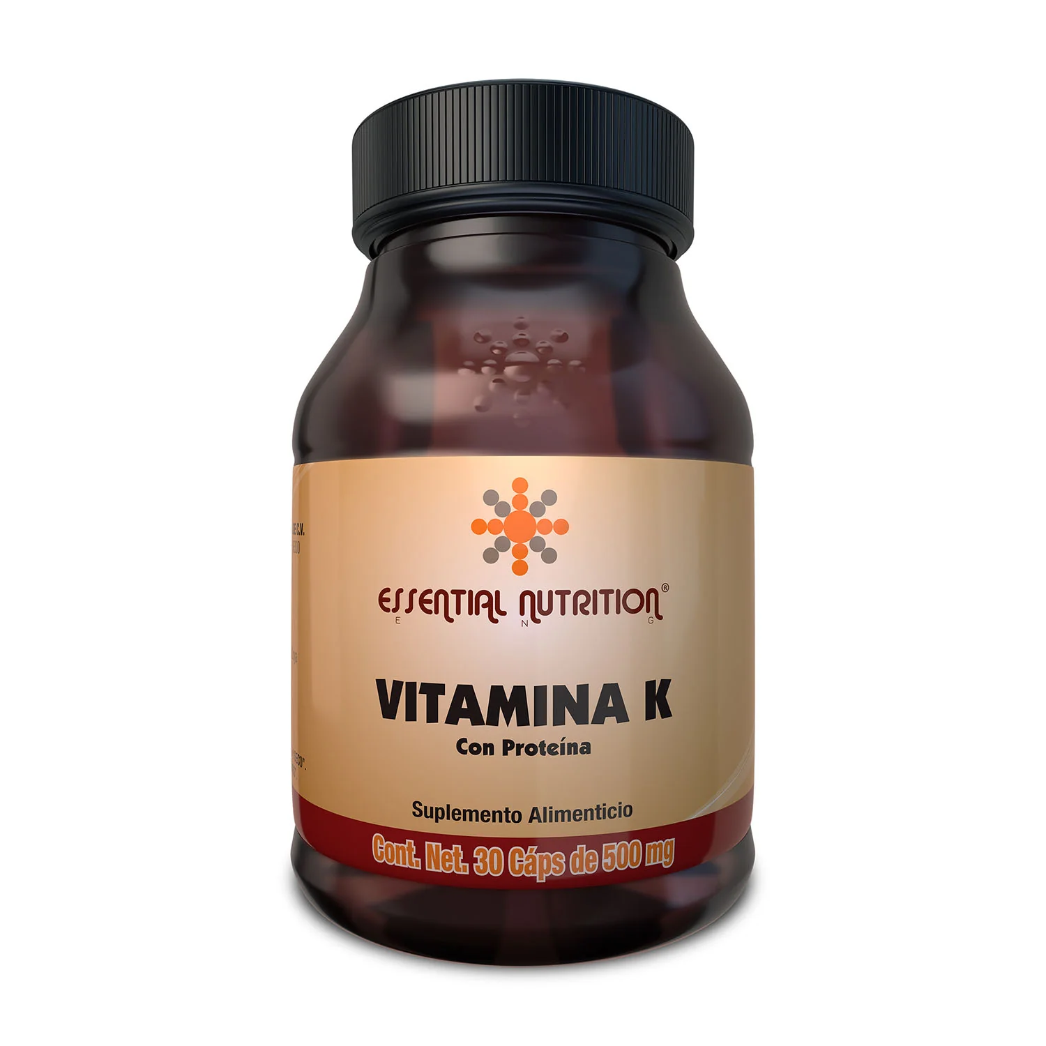 Essential Nutrition, Vitamina K - 30 Cápsulas De 500 Mg