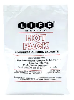 COMPRENSA QUIMICA CALIENTE LIFE MEXICO