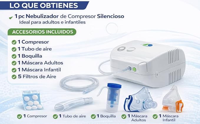 KIT NEBULIZADOR ADULTO INHALACARE